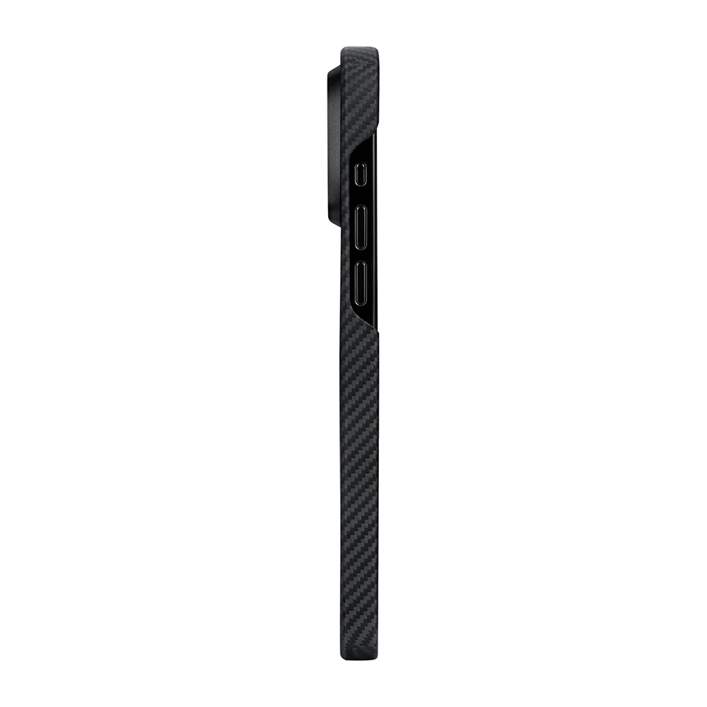 Apple iPhone 15 Pro Uyumlu Kılıf Magsafe Şarj Özellikli 600D Aramid Fiber Pitaka Tactile Woven Orchestra Serisi Rhapsody Kapak - 8