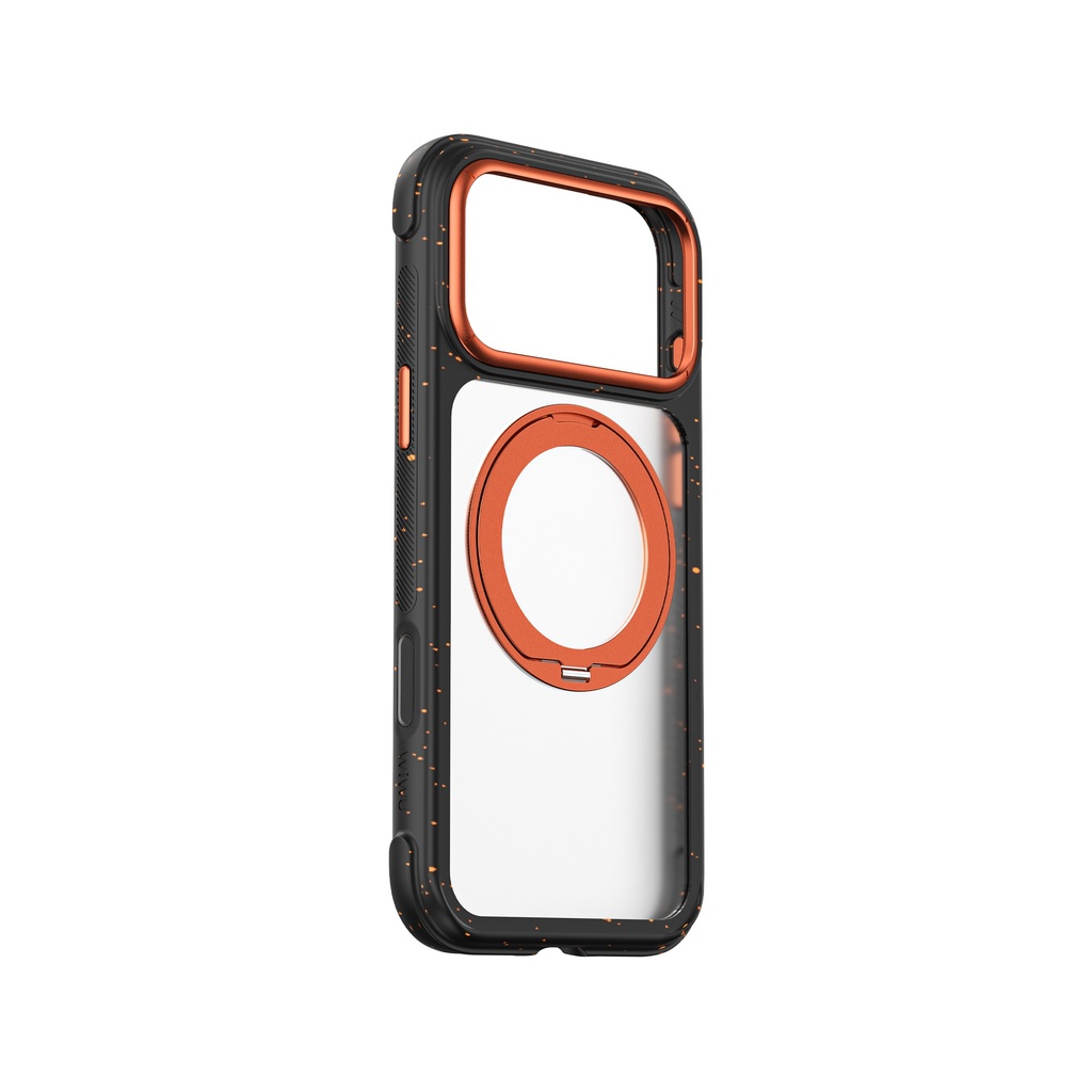 Apple iPhone 17 Pro Max Uyumlu Kılıf M-safe Şarj Özellikli Wiwu AA-203 AeroArmor Ultra Serisi Airbag Tasarımlı Standlı Kapak - 1
