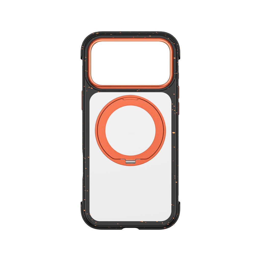 Apple iPhone 17 Pro Max Uyumlu Kılıf M-safe Şarj Özellikli Wiwu AA-203 AeroArmor Ultra Serisi Airbag Tasarımlı Standlı Kapak - 3