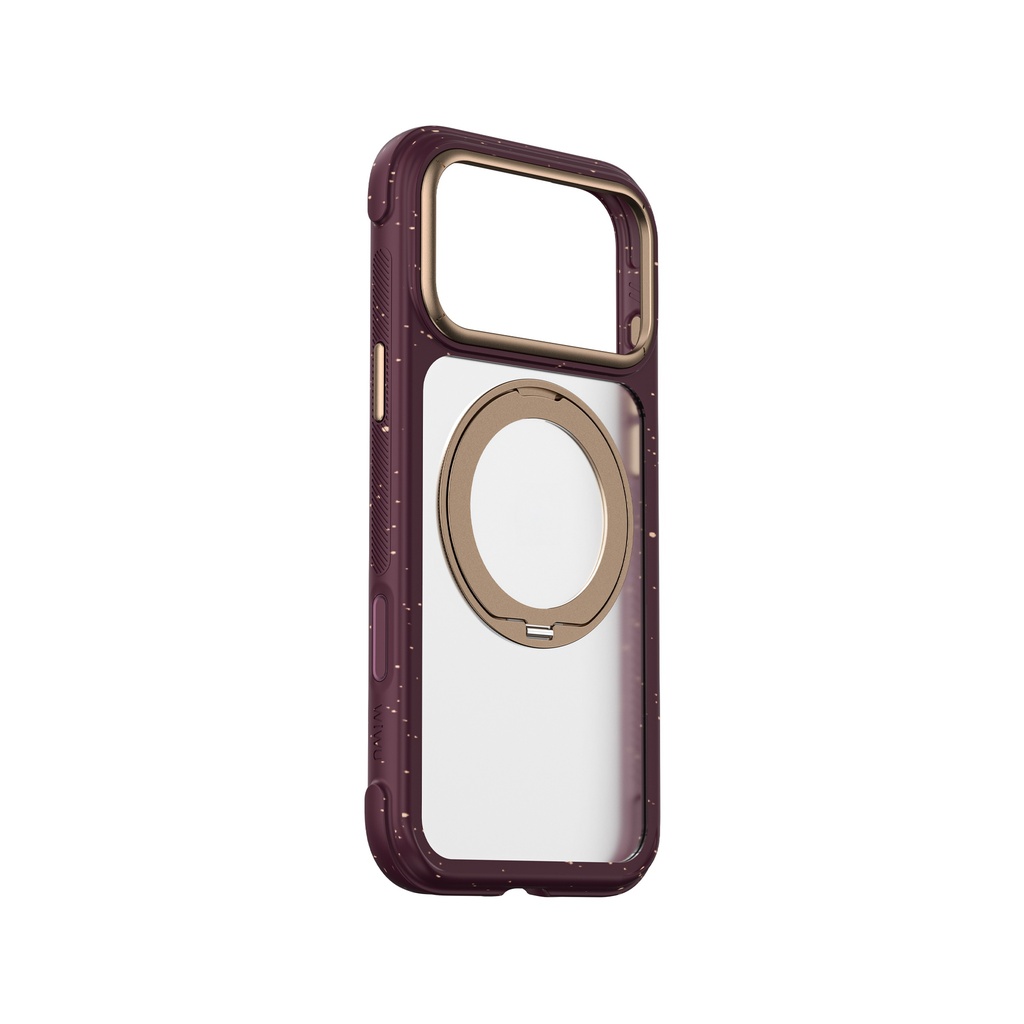 Apple iPhone 17 Pro Max Uyumlu Kılıf M-safe Şarj Özellikli Wiwu AA-203 AeroArmor Ultra Serisi Airbag Tasarımlı Standlı Kapak - 1
