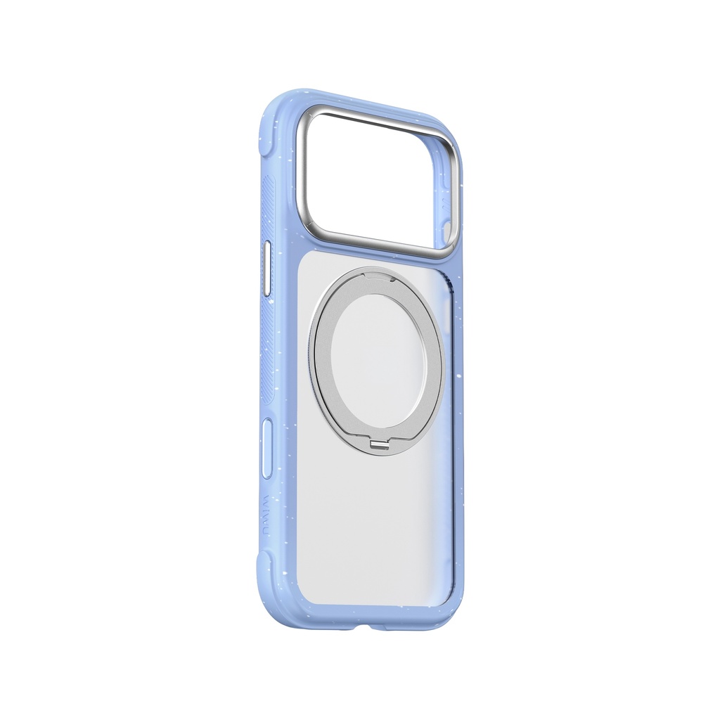 Apple iPhone 17 Pro Max Uyumlu Kılıf M-safe Şarj Özellikli Wiwu AA-203 AeroArmor Ultra Serisi Airbag Tasarımlı Standlı Kapak - 1