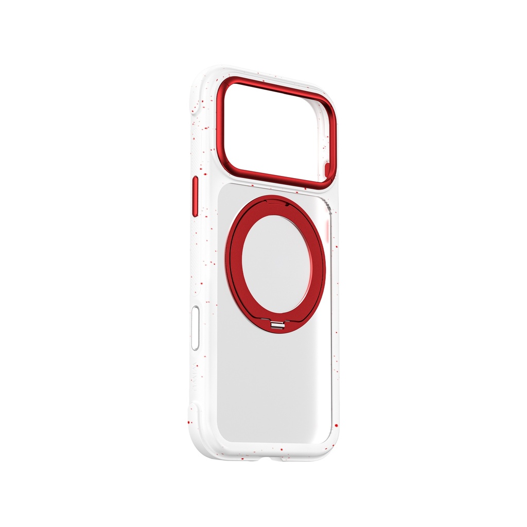 Apple iPhone 17 Pro Max Uyumlu Kılıf M-safe Şarj Özellikli Wiwu AA-203 AeroArmor Ultra Serisi Airbag Tasarımlı Standlı Kapak - 1