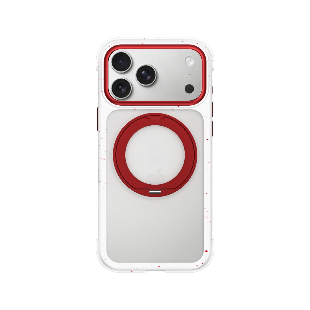 Apple iPhone 17 Pro Max Uyumlu Kılıf M-safe Şarj Özellikli Wiwu AA-203 AeroArmor Ultra Serisi Airbag Tasarımlı Standlı Kapak - 2