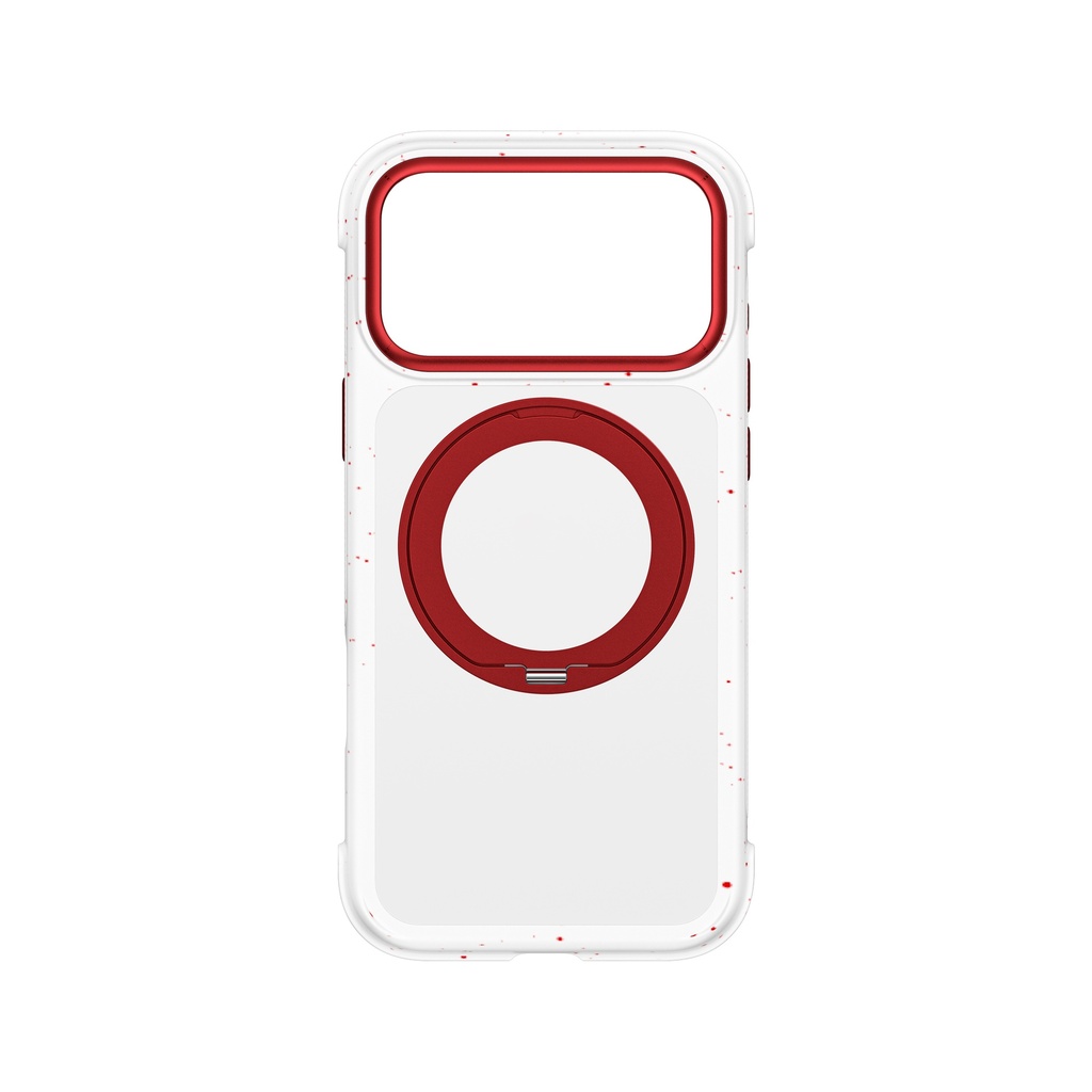 Apple iPhone 17 Pro Max Uyumlu Kılıf M-safe Şarj Özellikli Wiwu AA-203 AeroArmor Ultra Serisi Airbag Tasarımlı Standlı Kapak - 3