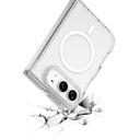 Apple iPhone Duo Kılıf Zore M-safe Şarj Özellikli Şeffaf Kamera Çerçeveli UTS PC Kapak - 3