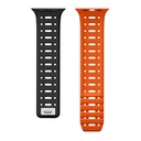 Apple Watch 7 41mm Uyumlu Zore KRD-124 Silikon Kordon Strap Kayış - 4