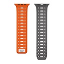 Apple Watch 7 41mm Uyumlu Zore KRD-124 Silikon Kordon Strap Kayış - 5