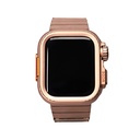 Apple Watch 44mm Uyumlu Zore KRD-126 Sert Kasa Koruyuculu Metal Kordon - 4