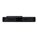 Apple iPhone 15 Pro Max Uyumlu Kılıf Magsafe Şarj Özellikli 600D Aramid Fiber Pitaka Military-Grade Classic Serisi Black-Grey Twill Kapak - 5