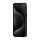 Apple iPhone 15 Pro Max Uyumlu Kılıf Magsafe Şarj Özellikli 600D Aramid Fiber Pitaka Military-Grade Classic Serisi Black-Grey Twill Kapak - 11