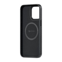 Apple iPhone 15 Pro Max Uyumlu Kılıf Magsafe Şarj Özellikli 1500D Aramid Fiber Pitaka Military-Grade Classic Serisi Black-Grey Twill Kapak - 4