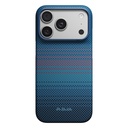 iPhone 18 Pro Kılıf M-safe Şarj Özellikli Aramid Karbon Fiber Pitaka Moonrise 2.0 Nights Serisi Kapak - 1