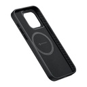 Apple iPhone 15 Pro Max Uyumlu Kılıf Magsafe Şarj Özellikli 1500D Aramid Fiber Pitaka Military-Grade Classic Serisi Black-Grey Twill Kapak - 10