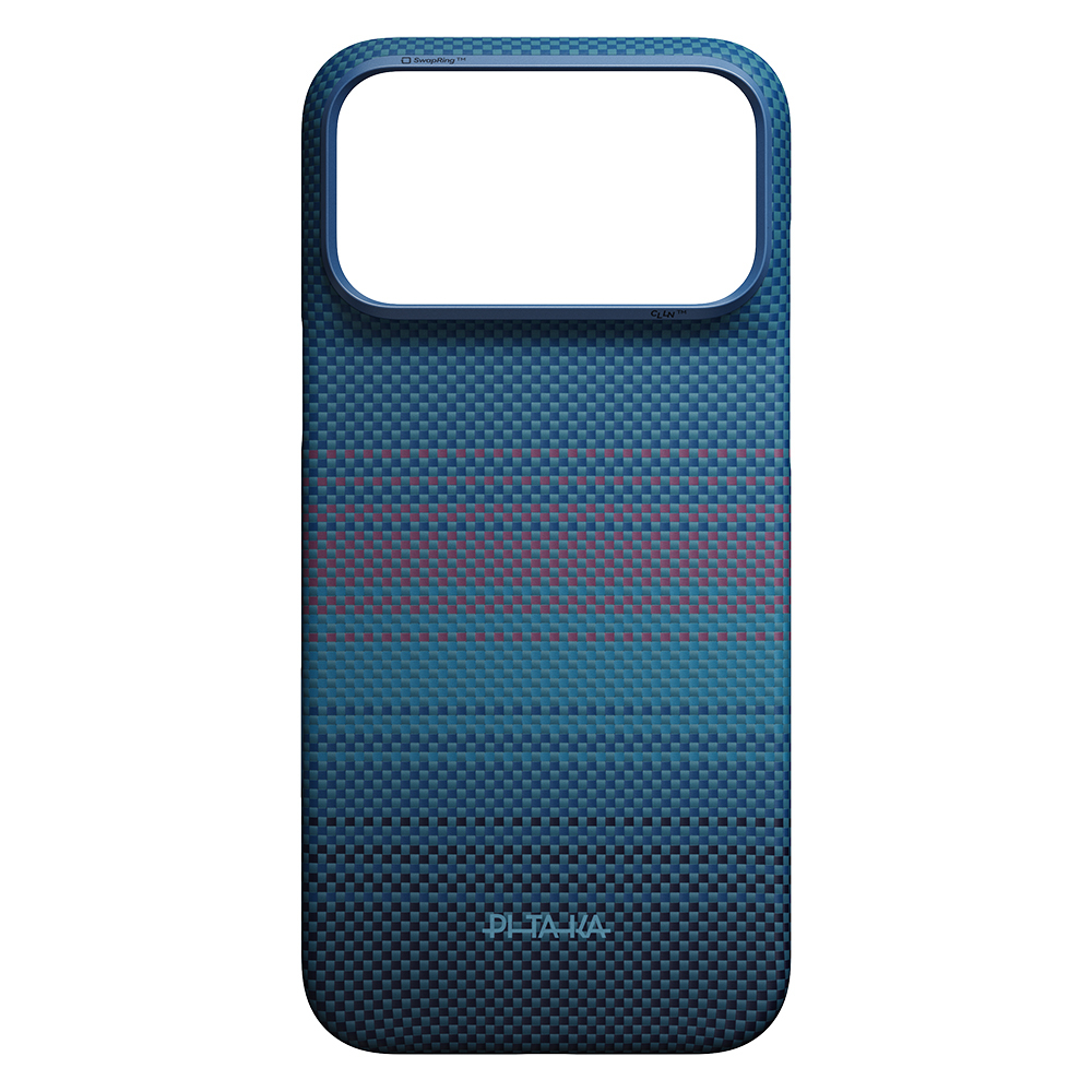 iPhone 18 Pro Kılıf M-safe Şarj Özellikli Aramid Karbon Fiber Pitaka Moonrise 2.0 Nights Serisi Kapak - 3
