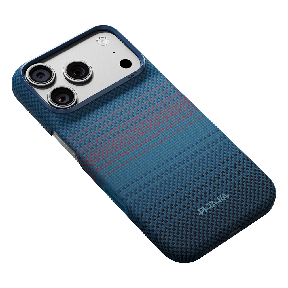 iPhone 18 Pro Kılıf M-safe Şarj Özellikli Aramid Karbon Fiber Pitaka Moonrise 2.0 Nights Serisi Kapak - 4