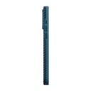 Apple iPhone 15 Pro Max Uyumlu Kılıf Magsafe Şarj Özellikli 1500D Aramid Fiber Pitaka Military-Grade Classic Serisi Black-Grey Twill Kapak - 15