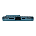 Apple iPhone 15 Pro Max Uyumlu Kılıf Magsafe Şarj Özellikli 1500D Aramid Fiber Pitaka Military-Grade Classic Serisi Black-Grey Twill Kapak - 17