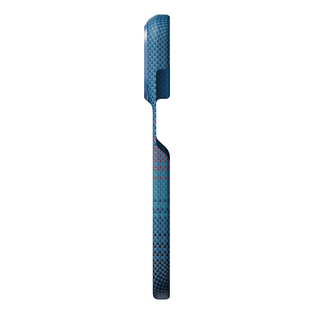 iPhone 18 Pro Kılıf M-safe Şarj Özellikli Aramid Karbon Fiber Pitaka Moonrise 2.0 Nights Serisi Kapak - 12
