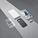 Apple iPhone 15 Pro Max Uyumlu Kılıf Magsafe Şarj Özellikli 1500D Aramid Fiber Pitaka Military-Grade Classic Serisi Black-Grey Twill Kapak - 21