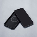 Apple iPhone 15 Pro Max Uyumlu Kılıf Magsafe Şarj Özellikli 1500D Aramid Fiber Pitaka Military-Grade Classic Serisi Black-Grey Twill Kapak - 22