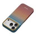 Apple iPhone 18 Pro Kılıf M-safe Şarj Özellikli Aramid Fiber Pitaka Sunset 2.0 California Dream Serisi Kapak - 6