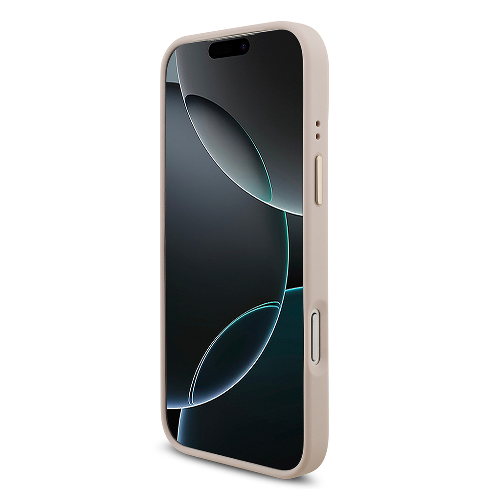 Apple iPhone 18 Pro Max Kılıf Guess Orjinal Lisanslı Gold Metal Kamera Çerçeveli 4G Desenli Metal Büyük 4G ve Yazı Logolu Kapak - 5