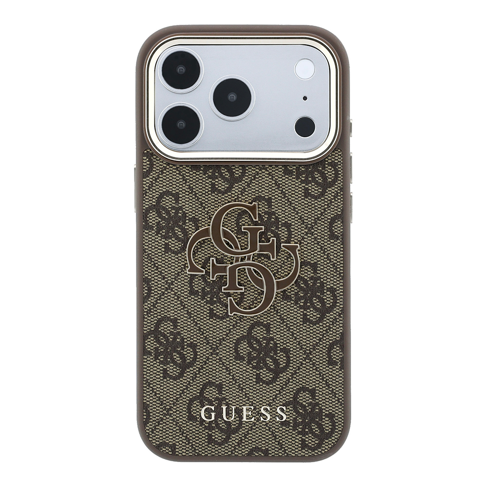 Apple iPhone 18 Pro Max Kılıf Guess Orjinal Lisanslı 4G Büyük Resin Logolu PU Kapak - 2
