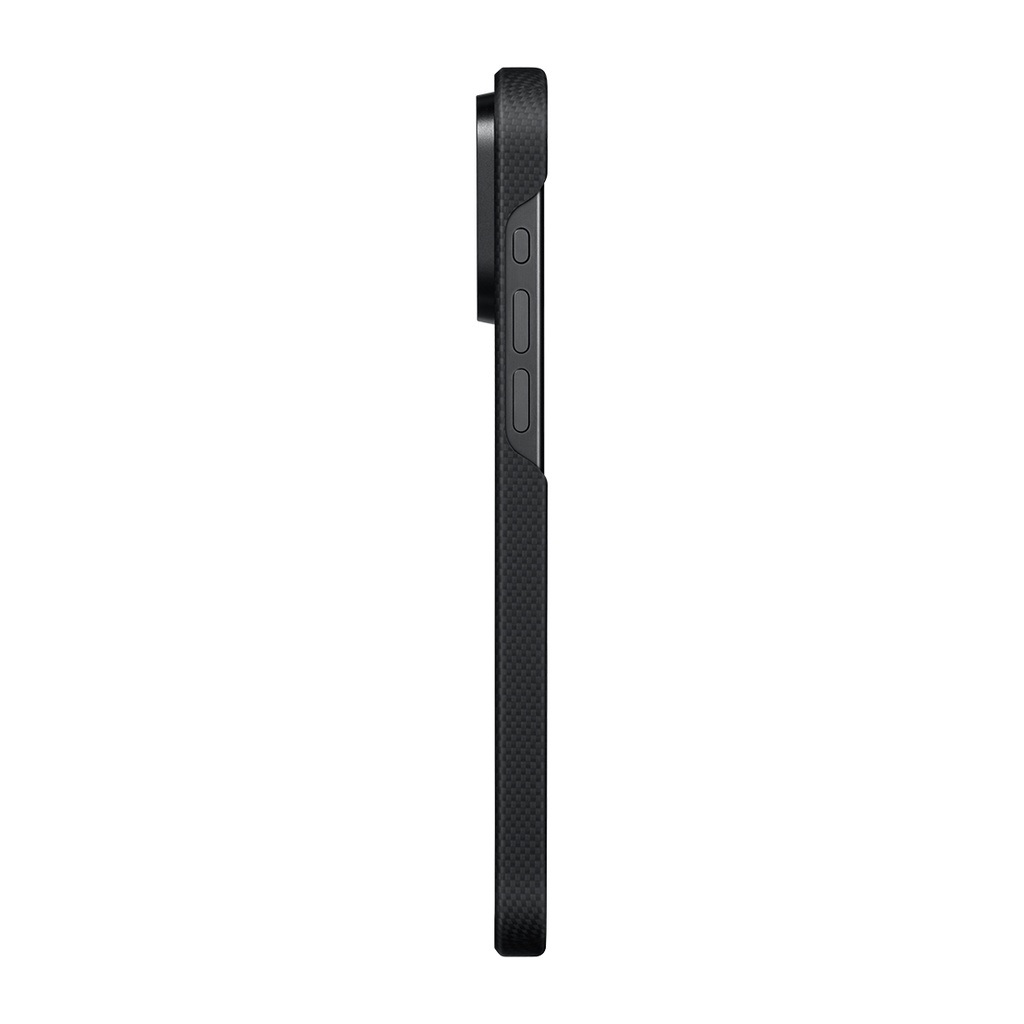 Apple iPhone 15 Pro Uyumlu Kılıf Magsafe Şarj Özellikli Aramid Fiber Pitaka Tactile Woven Break The Line Kapak - 3