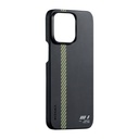 Apple iPhone 15 Pro Uyumlu Kılıf Magsafe Şarj Özellikli Aramid Fiber Pitaka Tactile Woven Break The Line Kapak - 6