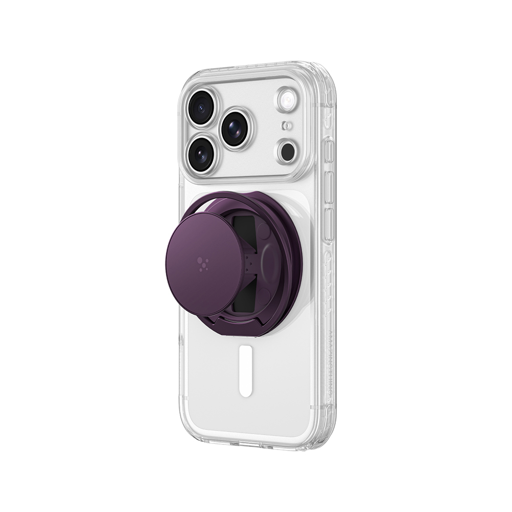 Apple iPhone 18 Pro Kılıf M-safe Şarj Özellikli Amazingthing Titan Pro Serisi Pop Ring Standlı Set - 1