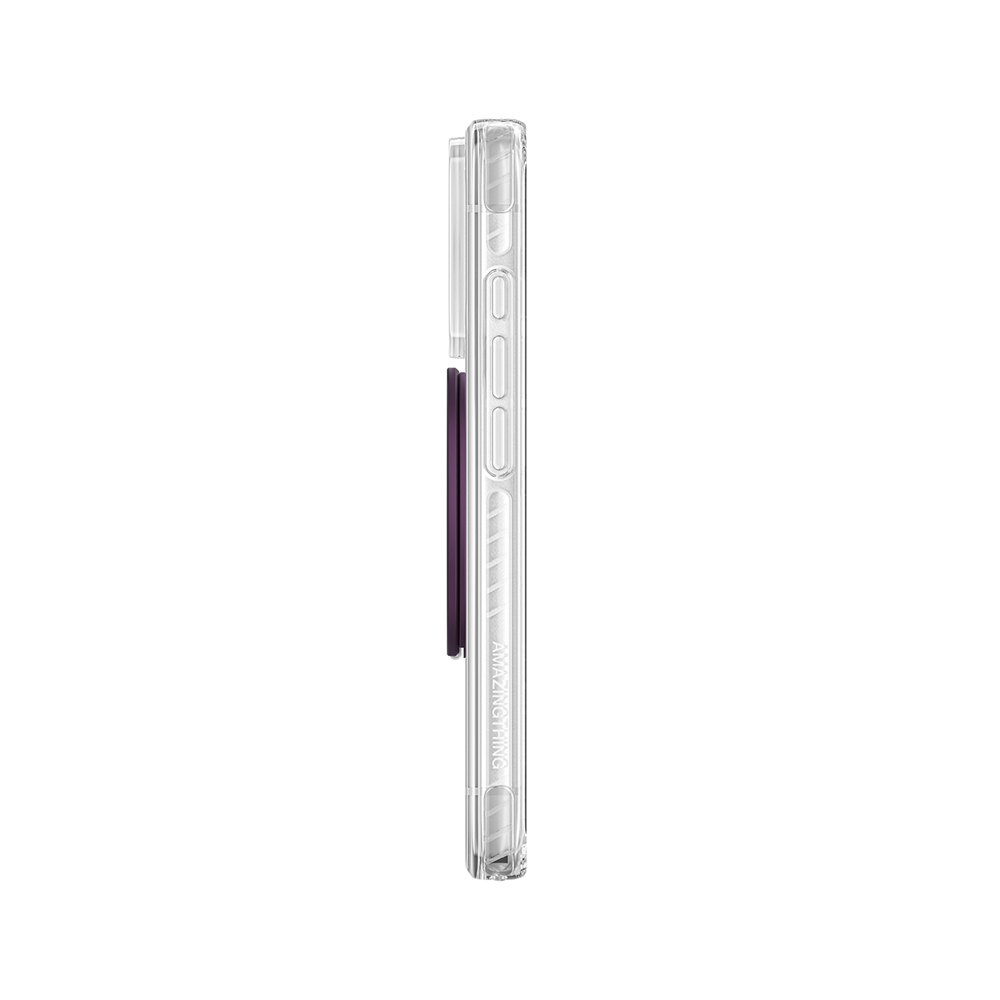 Apple iPhone 18 Pro Kılıf M-safe Şarj Özellikli Amazingthing Titan Pro Serisi Pop Ring Standlı Set - 5