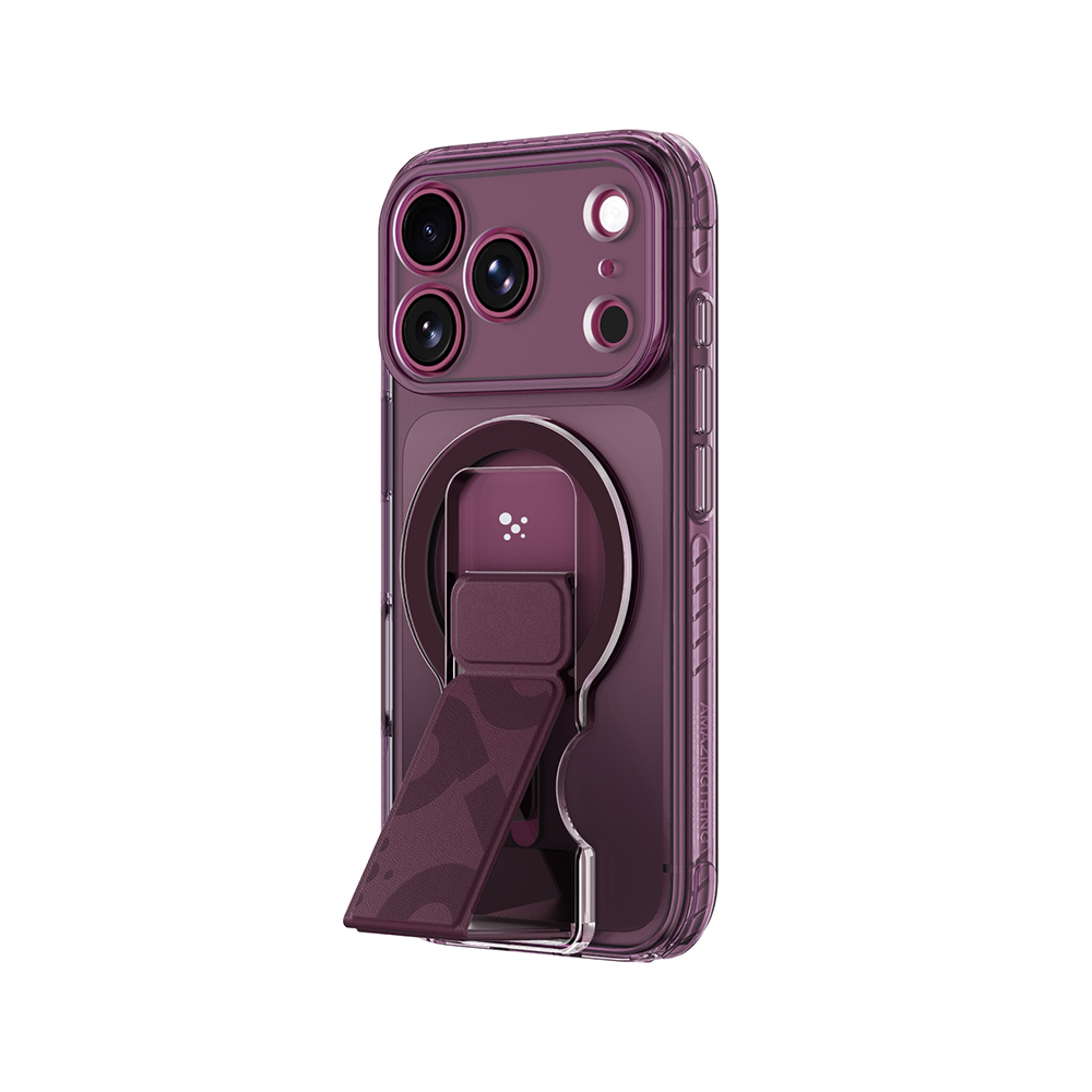 Apple iPhone 18 Pro Max Kılıf M-safe Şarj Özellikli Standlı Amazingthing Titan Pro Grip Stand Serisi Kapak - 1
