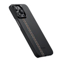 Apple iPhone 15 Pro Max Uyumlu Kılıf Magsafe Şarj Özellikli 600D Aramid Fiber Pitaka Tactile Woven Orchestra Serisi Rhapsody Kapak - 5