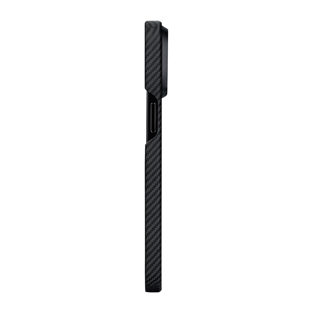 Apple iPhone 15 Pro Max Uyumlu Kılıf Magsafe Şarj Özellikli 600D Aramid Fiber Pitaka Tactile Woven Orchestra Serisi Rhapsody Kapak - 9