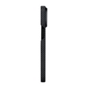 Apple iPhone 15 Pro Max Uyumlu Kılıf Magsafe Şarj Özellikli 600D Aramid Fiber Pitaka Tactile Woven Orchestra Serisi Rhapsody Kapak - 9