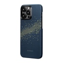 Apple iPhone 15 Pro Max Uyumlu Kılıf Magsafe Şarj Özellikli Aramid Fiber Pitaka Tactile Woven Starpeak Serisi Milky Way Galaxy Kapak - 2