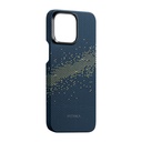 Apple iPhone 15 Pro Max Uyumlu Kılıf Magsafe Şarj Özellikli Aramid Fiber Pitaka Tactile Woven Starpeak Serisi Milky Way Galaxy Kapak - 12