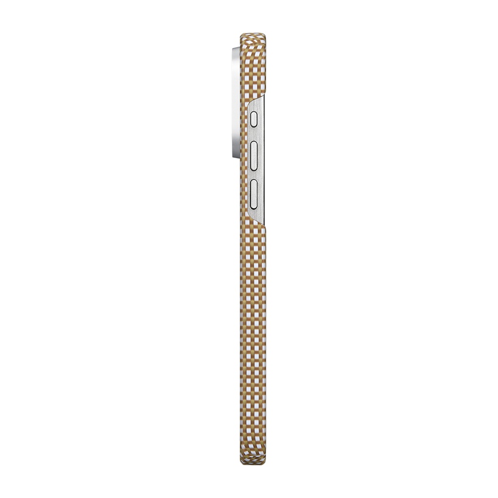 Apple iPhone 15 Pro Uyumlu Kılıf Magsafe Şarj Özellikli Awa Tasarımlı 1500D Aramid Fiber Pitaka Ultra-Slim Classic Serisi Canyon Kapak - 2