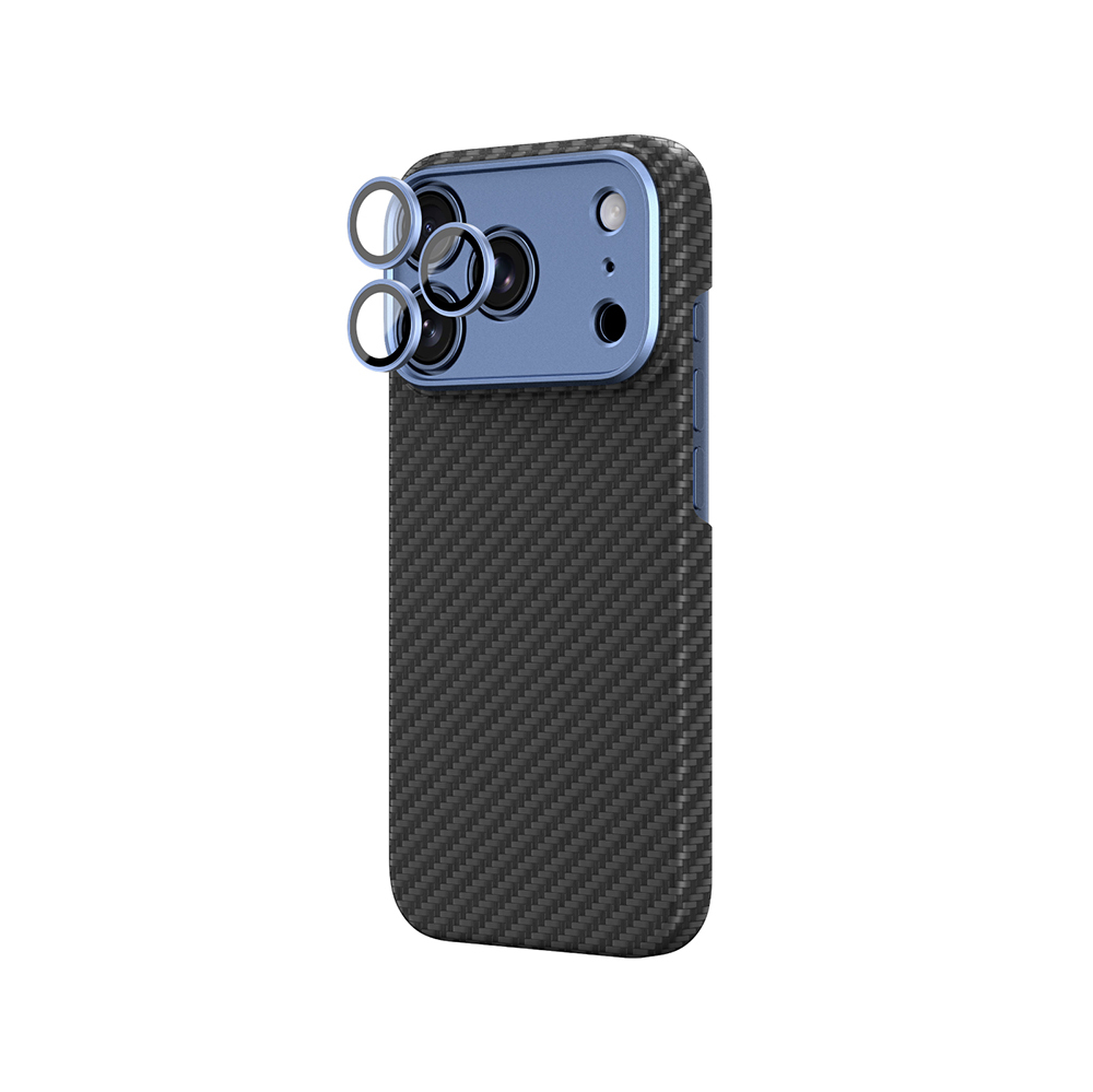 Apple iPhone 18 Pro Max Kılıf M-Safe Şarj Özellikli 1500D Aramid Fiber AmazingThing Titan Max SLens Serisi Kapak - 2