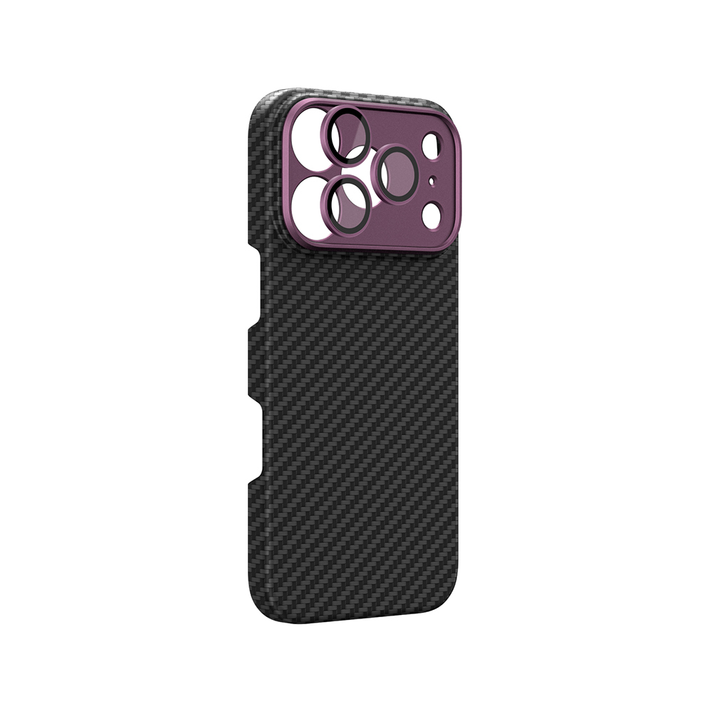 Apple iPhone 18 Pro Max Kılıf M-Safe Şarj Özellikli 1500D Aramid Fiber AmazingThing Titan Max SLens Serisi Kapak - 3
