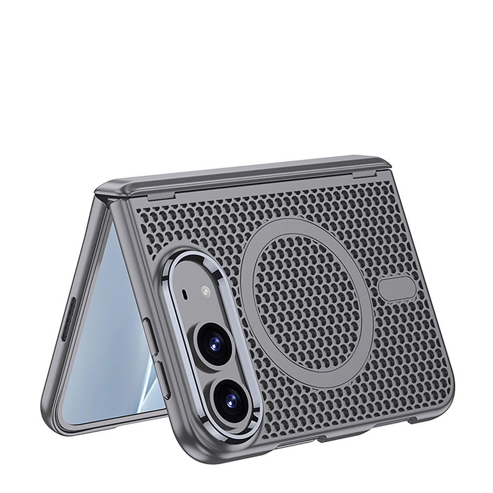 Apple iPhone Duo Kılıf M-safe Şarj Özellikli Zore Kıpta KPT-15 Sert PC Kapak - 4