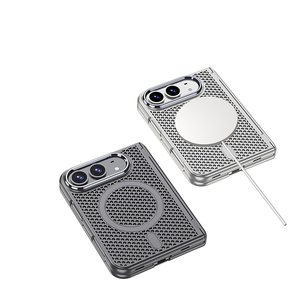 Apple iPhone Duo Kılıf M-safe Şarj Özellikli Zore Kıpta KPT-15 Sert PC Kapak - 11
