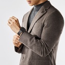 Samsung Galaxy Watch Ultra 47mm Uyumlu Serisi Uyumlu Karbon Fiber Pitaka Modern Serisi Black-Grey Twill Kordon - 11