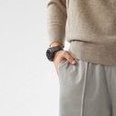 Samsung Galaxy Watch Ultra 47mm Uyumlu Serisi Uyumlu Karbon Fiber Pitaka Modern Serisi Black-Grey Twill Kordon - 13