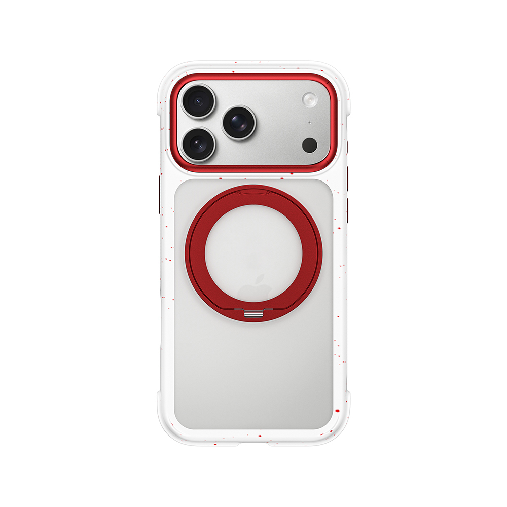 Apple iPhone 17 Pro Uyumlu Kılıf M-safe Şarj Özellikli Wiwu AA-203 AeroArmor Ultra Serisi Airbag Tasarımlı Standlı Kapak - 1