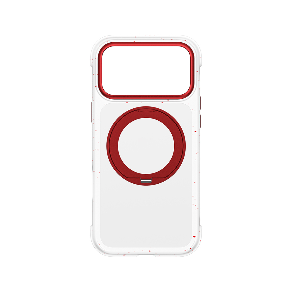 Apple iPhone 17 Pro Uyumlu Kılıf M-safe Şarj Özellikli Wiwu AA-203 AeroArmor Ultra Serisi Airbag Tasarımlı Standlı Kapak - 2