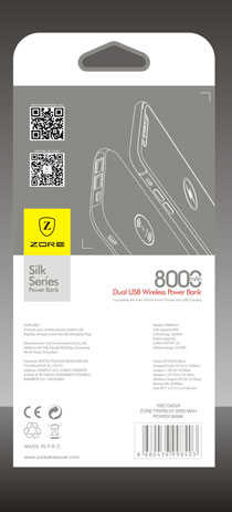 Zore 8000 Mah Powerbank Wireless Şarj - 10