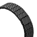 Samsung Galaxy Watch 5 Pro Uyumlu 45mm Karbon Fiber Pitaka Modern Serisi Black-Grey Twill Kordon - 8
