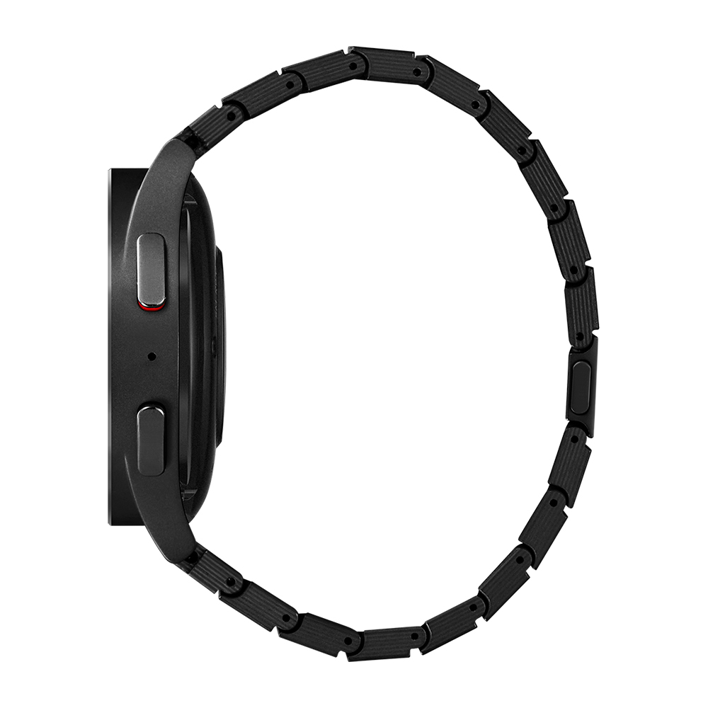 Samsung Galaxy Watch 5 Pro Uyumlu 45mm Karbon Fiber Pitaka Modern Serisi Black-Grey Twill Kordon - 11