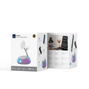 Wiwu Wi-W036 Qi2 3 in 1 Magnetik Hızlı Şarj Özellikli Ambiyans Işıklı Kablosuz Şarj Standı 15W - 7